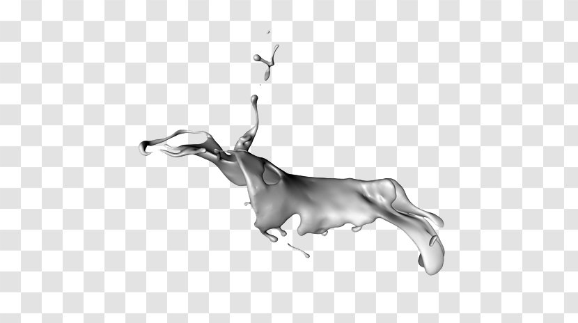 Cattle Reindeer Antelope Dog Mammal - Jeffrey Horn - White Short Sleeve Transparent PNG