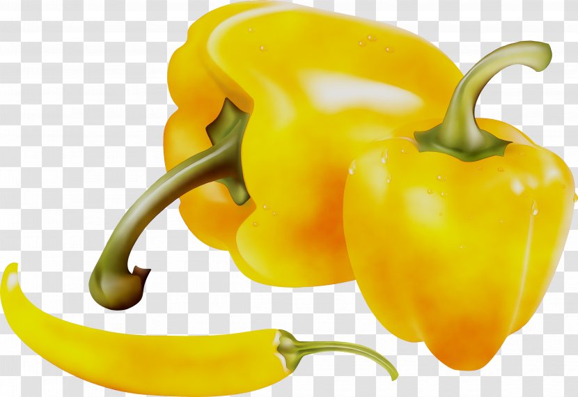 Habanero Yellow Pepper Cayenne Bell Chili - Local Food - Con Carne Transparent PNG