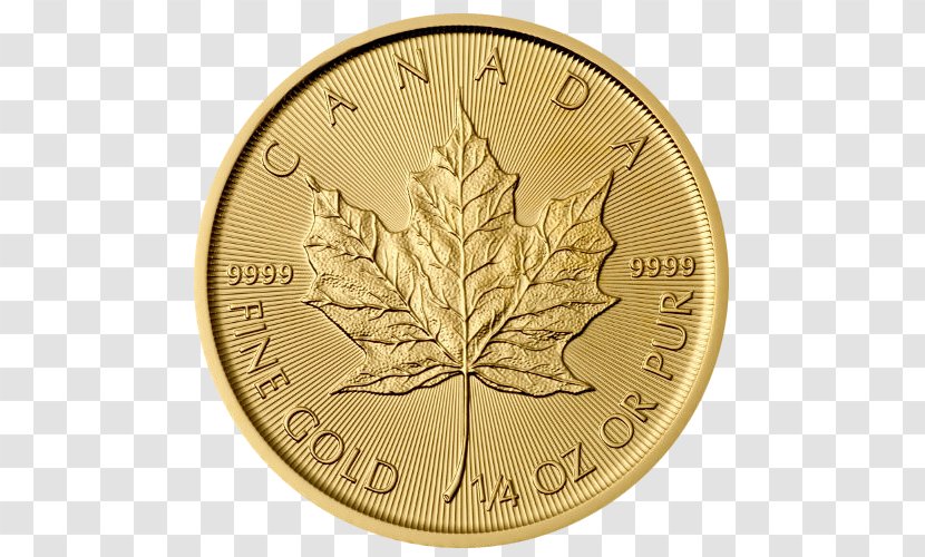 Canadian Gold Maple Leaf Bullion Coin As An Investment - Rare Us Coins Transparent PNG