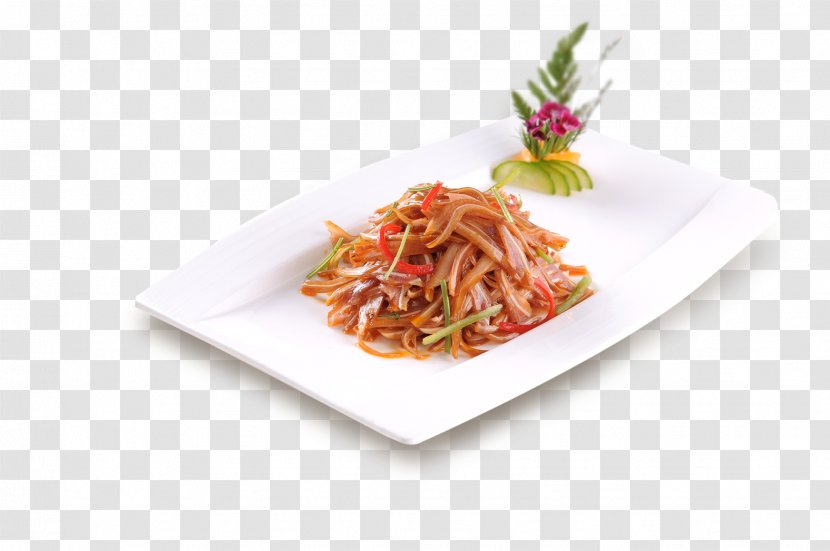 Naengmyeon Lo Mein Liangpi Chili Oil Condiment - European Food - Marked Ear Wire Transparent PNG