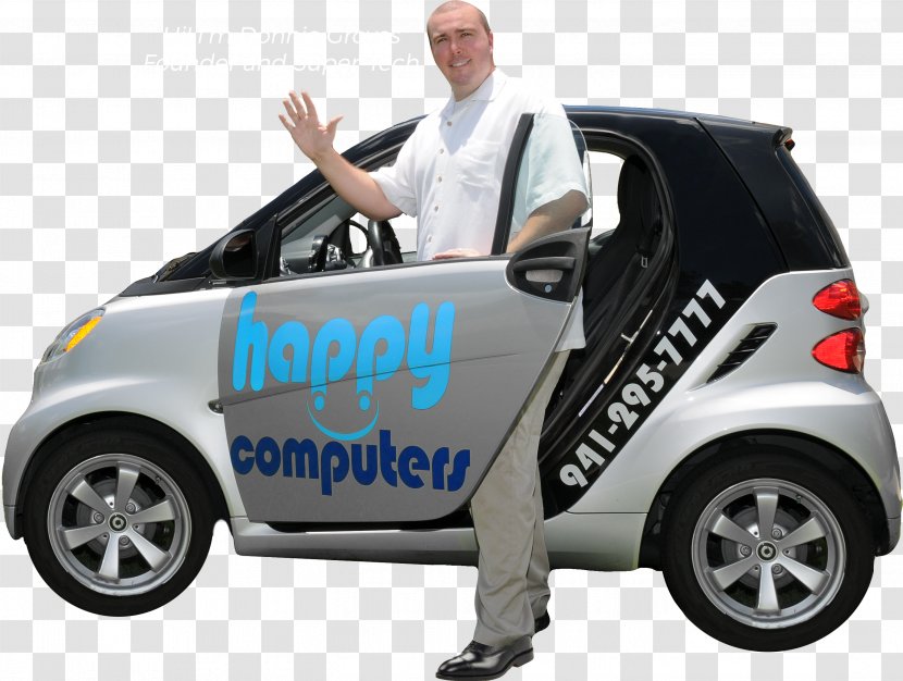 Happy Computers Computer Repair Technician Laptop Car - Automotive Wheel System - Automobile Transparent PNG