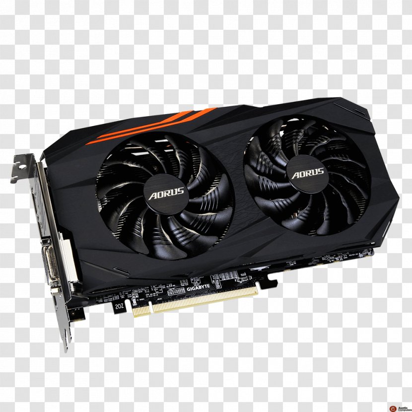 Graphics Cards & Video Adapters AMD Radeon RX 580 Gigabyte Technology Digital Visual Interface PCI Express - Nvidia Transparent PNG