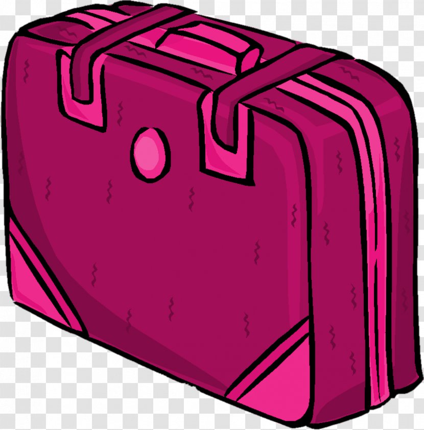 Bus Suitcase Baggage Clip Art - Checked - Pink Transparent PNG