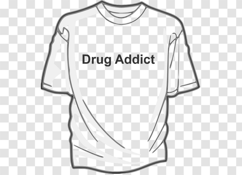 Printed T-shirt Transfer Paper Clip Art - Tshirt - Drug Addict Transparent PNG