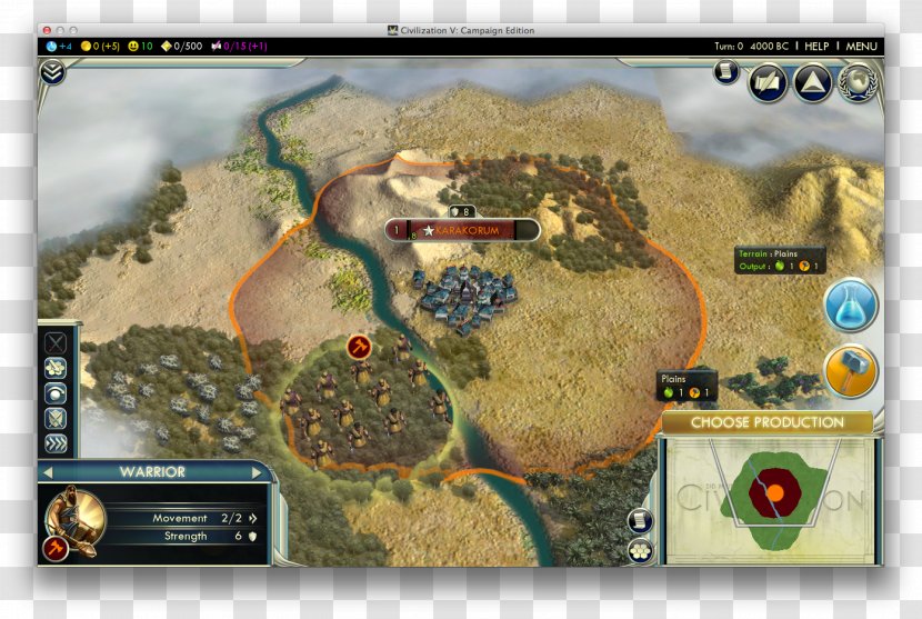 Civilization V Video Games Biome Map - Game Transparent PNG