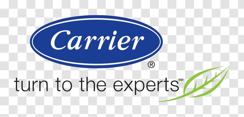 Logo Carrier Corporation Air Conditioning HVAC Turn To The Experts - Berogailu Transparent PNG