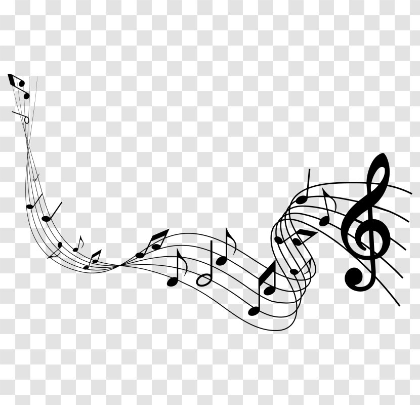 Musical Note Frieze Drawing Clip Art - Tree Transparent PNG