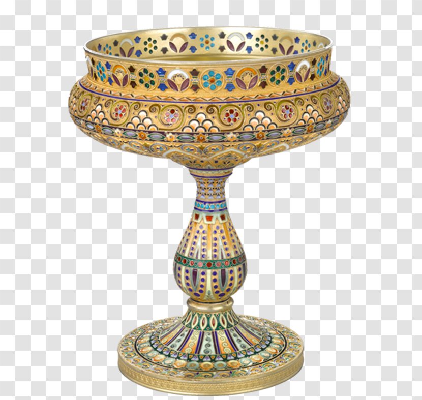 Chalice Silver-gilt Gilding Vitreous Enamel Glass - Vase Transparent PNG