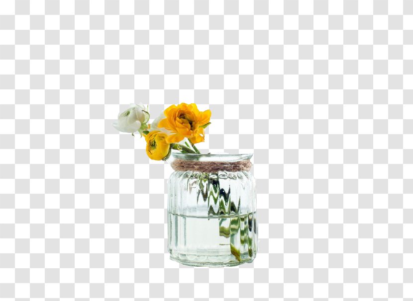 Bottle Glass Flower - Vase - A Of Flowers Transparent PNG