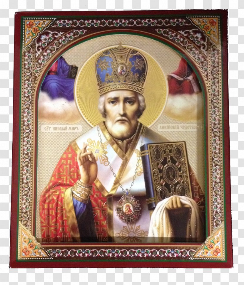 Saint Nicholas Icône Velikoretskaïa De Nicolas Le Thaumaturge Our Lady Of Kazan Myra Icon Transparent PNG