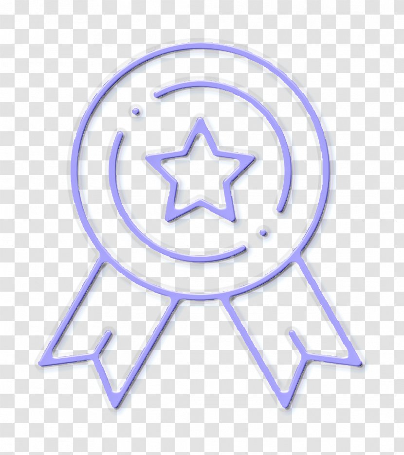 Medal Icon Digital Marketing Reward - Electric Blue Logo Transparent PNG
