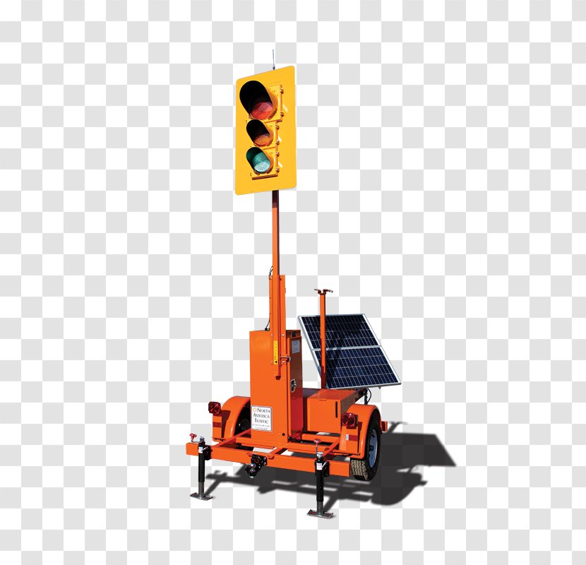 Traffic Light Road Control Cone Sign - Machine Transparent PNG