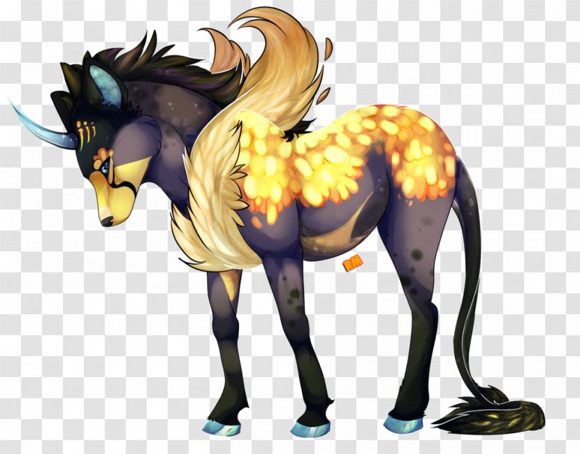 Ford Mustang Stallion Pony - Mammal - Ripped Heart Drawing Transparent PNG