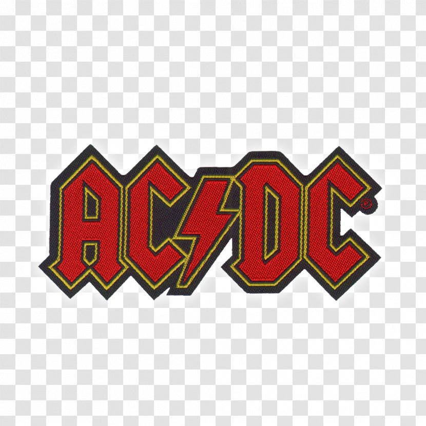 AC/DC Back In Black Embroidered Patch Iron-on Logo - Watercolor - Rock Band Transparent PNG