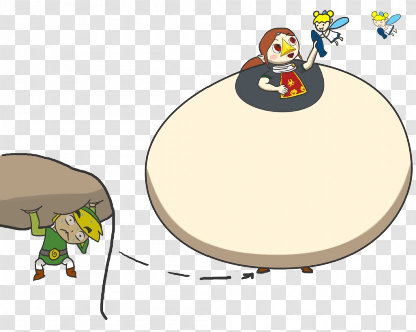 The Legend Of Zelda: Wind Waker Drawing Fat Art - Yellow - Inflation Games Transparent PNG