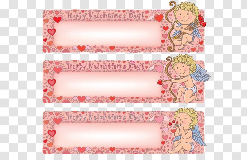 Web Banner Valentines Day Love - Cupid Transparent PNG