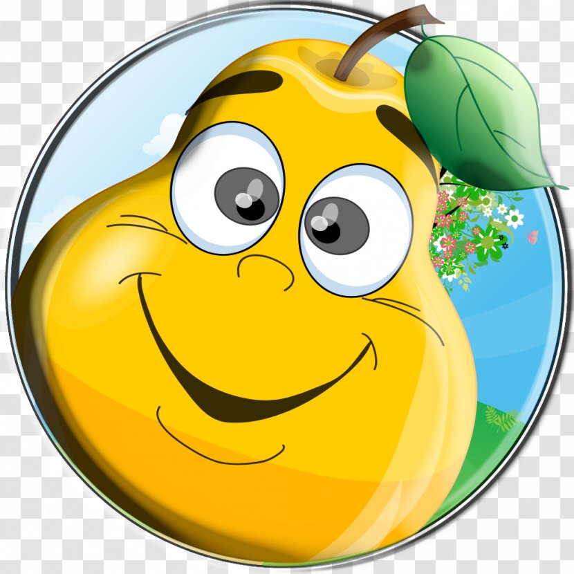 Emoticon Smiley Happiness - Smile - Pear Transparent PNG