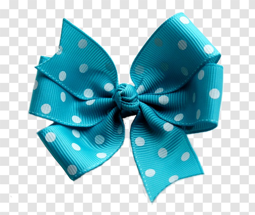 Turquoise Blue Azure Polka Dot Clothing Accessories - Necktie - White Bow Transparent PNG