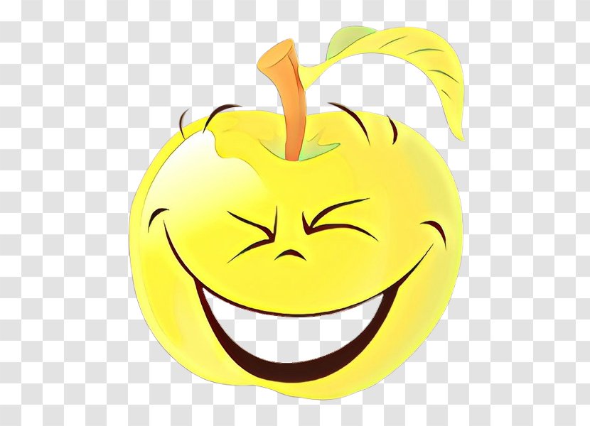 Emoticon - Yellow - Happy Fruit Transparent PNG