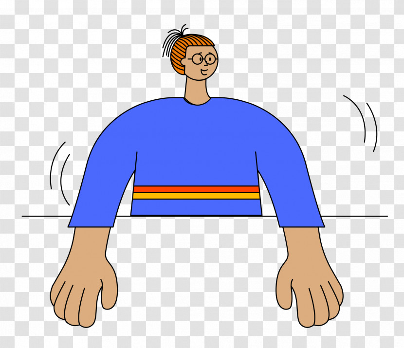 Human Body Human Muscle Sleeve Cartoon Transparent PNG