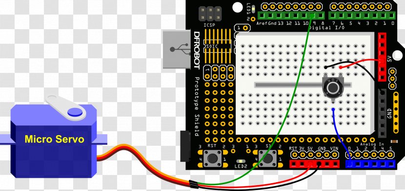 Breadboard Microcontroller Electronics Arduino Prototype - Computer Hardware - Interact Transparent PNG