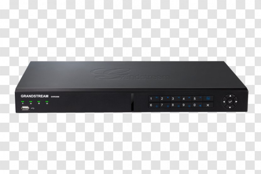 Network Video Recorder IP Camera Digital Recorders Grandstream - Internet Protocol - GVR355024 Ch. HD Or 12 FHD NVRCisco Softphone USB Headset Transparent PNG