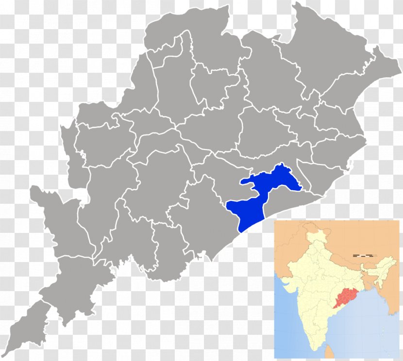 Nayagarh District Khurda Nuapada States And Territories Of India Sundergarh - World - Map Transparent PNG