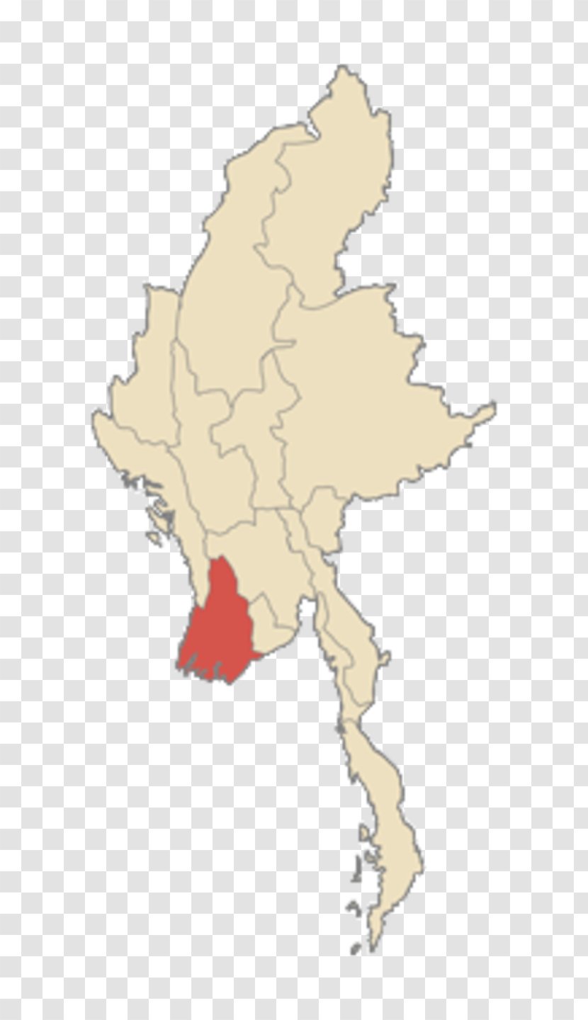 Kayin State Shan Karen People Kachin Map - Locator Transparent PNG