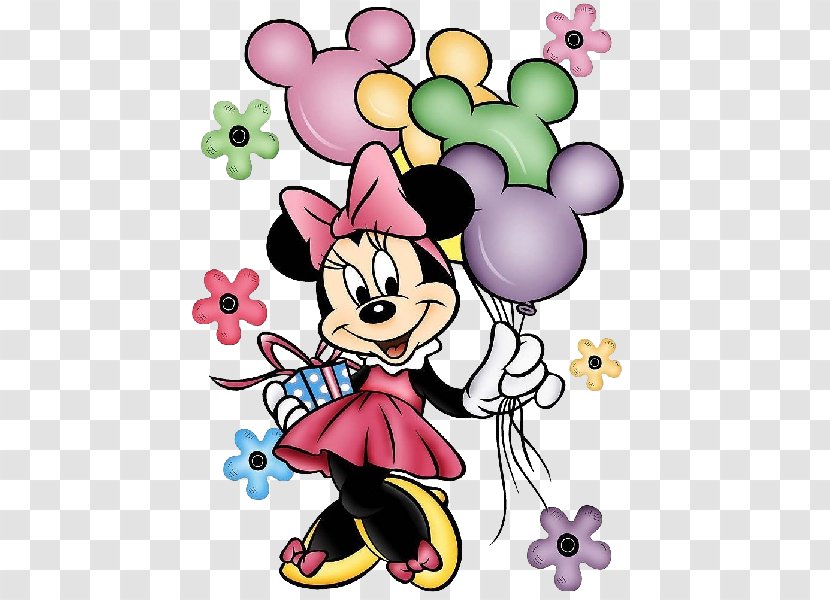 Mickey Mouse Minnie Birthday Clip Art - Fictional Character Transparent PNG