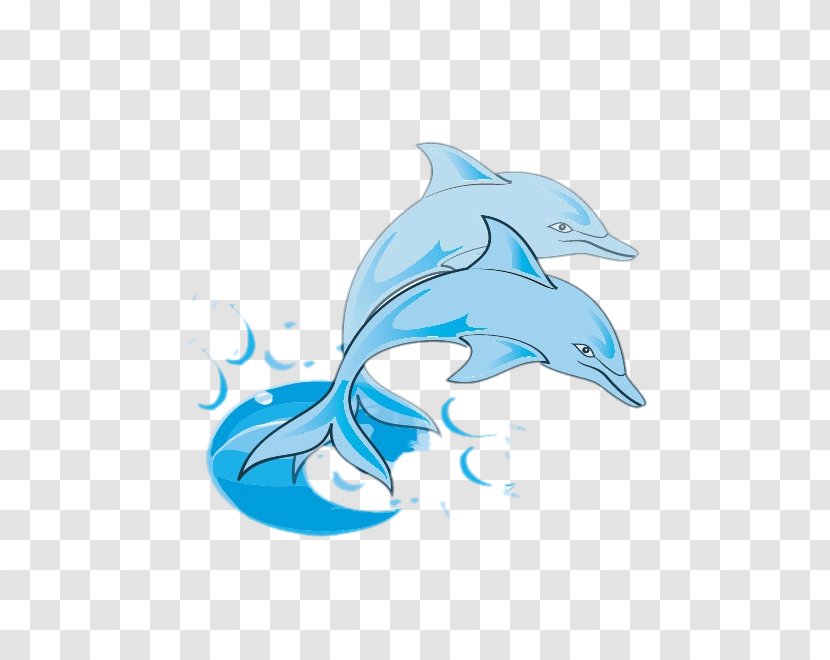 Bottlenose Dolphin Clip Art - Tucuxi - Blue Transparent PNG