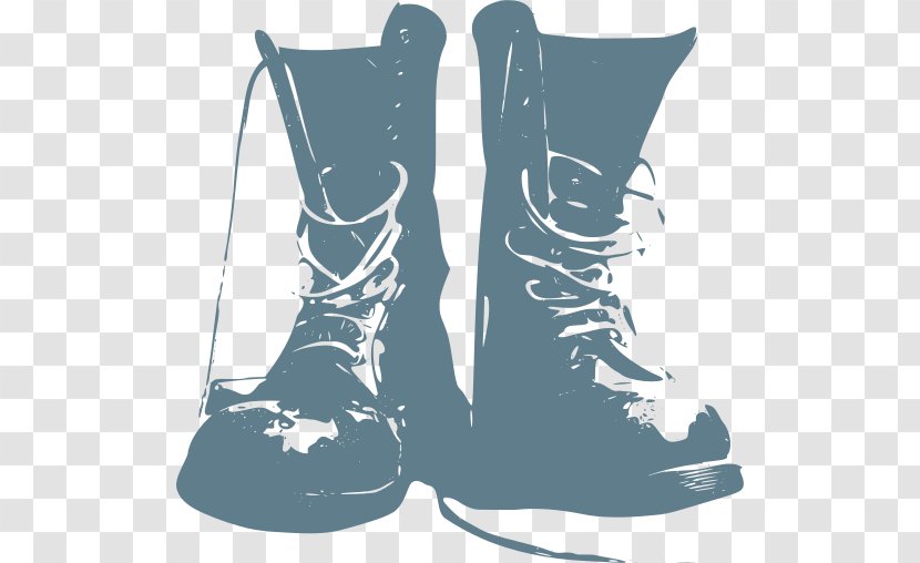 Combat Boot Clip Art Shoe Footwear - Fashion Transparent PNG