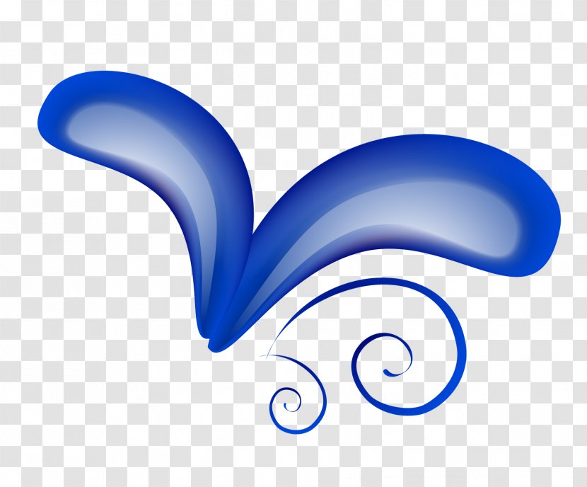 Gzhel Blue Ornament Color Clip Art - Pisces Transparent PNG