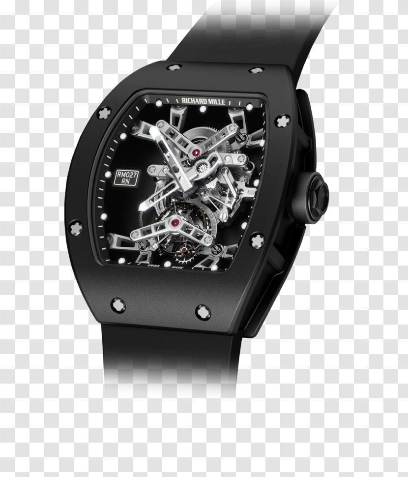 Richard Mille Tourbillon Watch Clock Power Reserve Indicator - Flyback Chronograph Transparent PNG