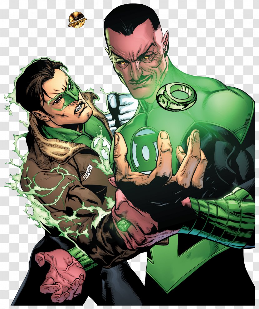 Green Lantern Corps Hal Jordan Sinestro John Stewart - Billboard Render Transparent PNG