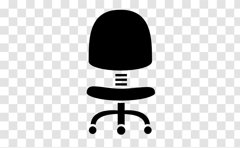 Office & Desk Chairs - Black - The Star Face. Transparent PNG