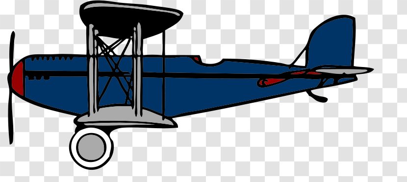 Clip Art Airplane Openclipart Vector Graphics Aircraft - Monoplane Transparent PNG