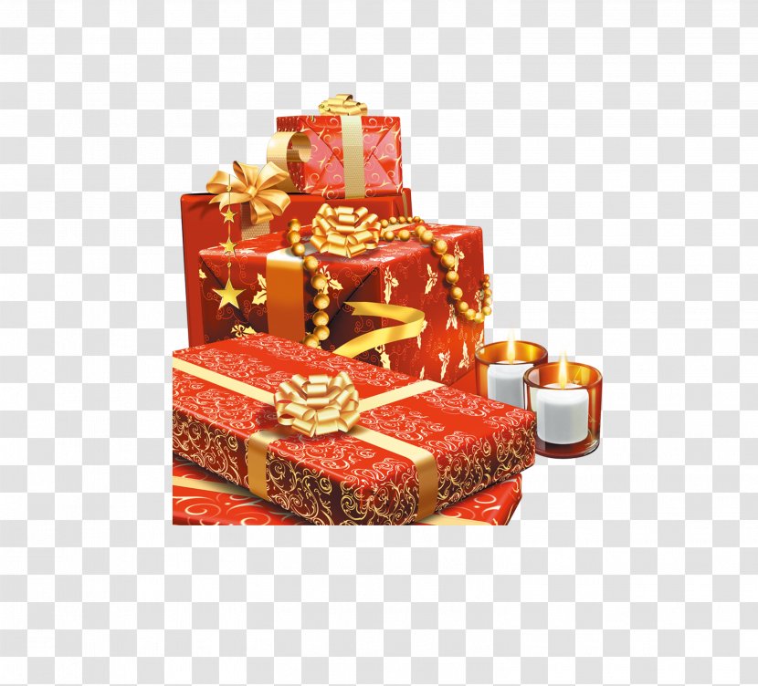 Santa Claus Christmas Gift And Holiday Season - Decoration - Box Transparent PNG