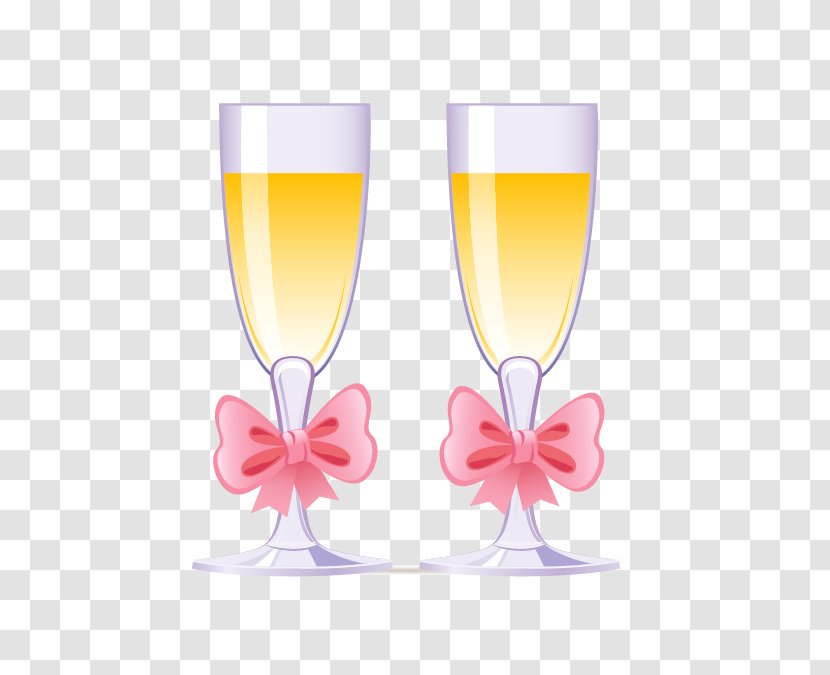Champagne Wine Glass Wedding Cake Transparent PNG