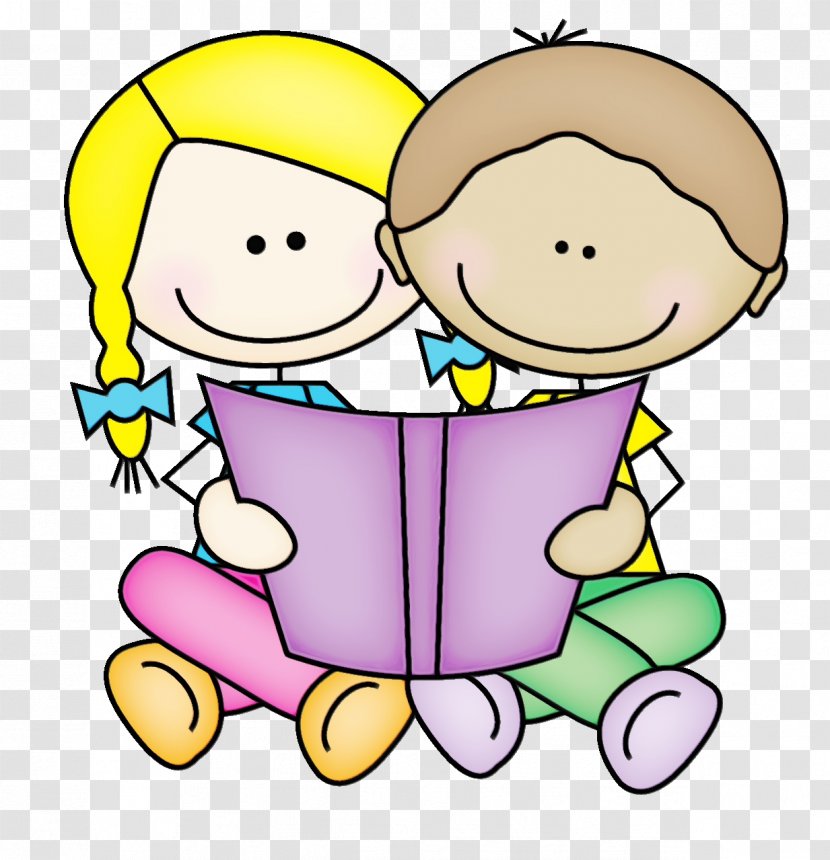 Child Reading Book - Student - Pleased Happy Transparent PNG