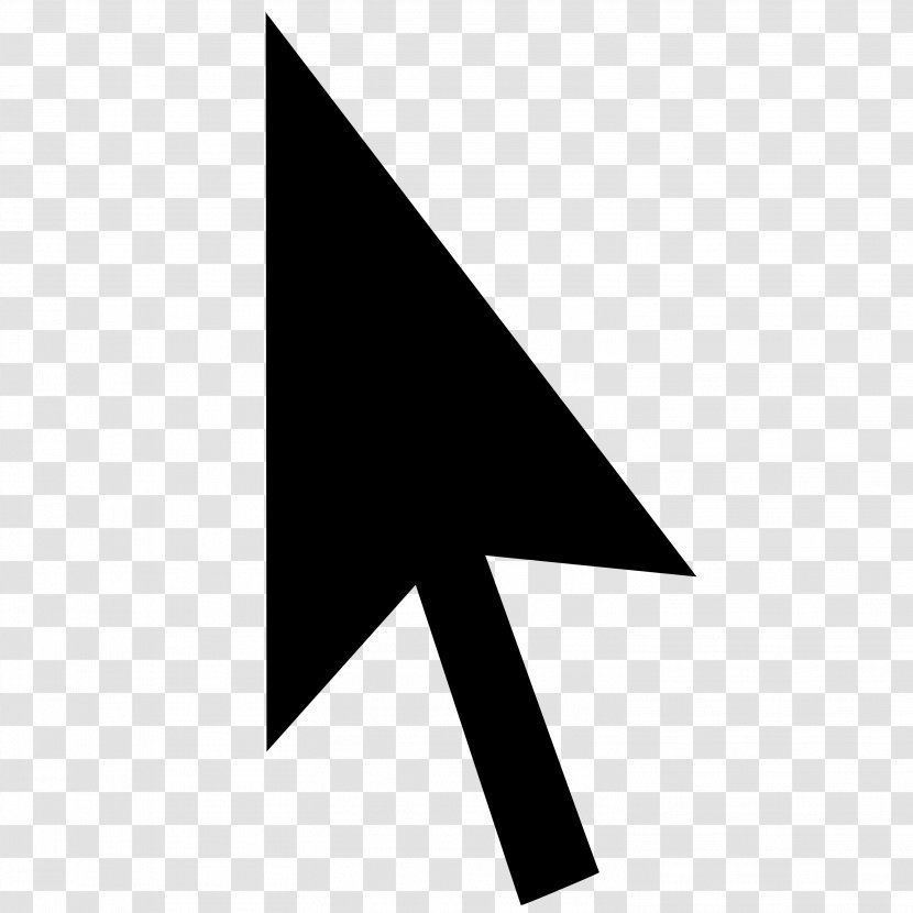 Computer Mouse Pointer Cursor - Monochrome Photography Transparent PNG