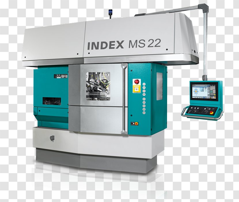 Lathe Machine Tool Computer Numerical Control Machining Index-Werke - Spindle Transparent PNG