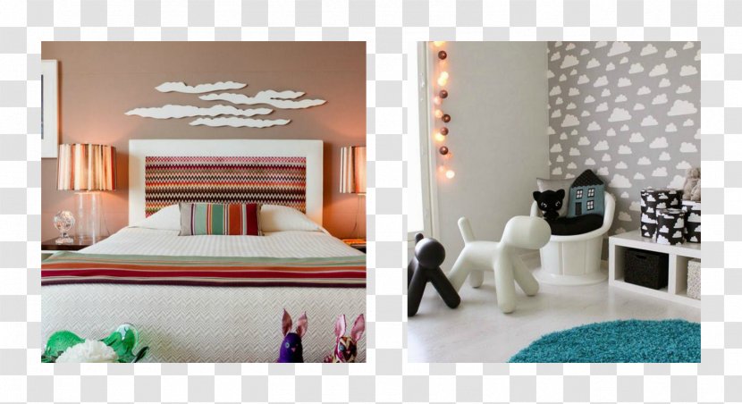 Bedroom Dropped Ceiling Interior Design Services Wnętrze Bed Frame - Flower - Chmury Transparent PNG