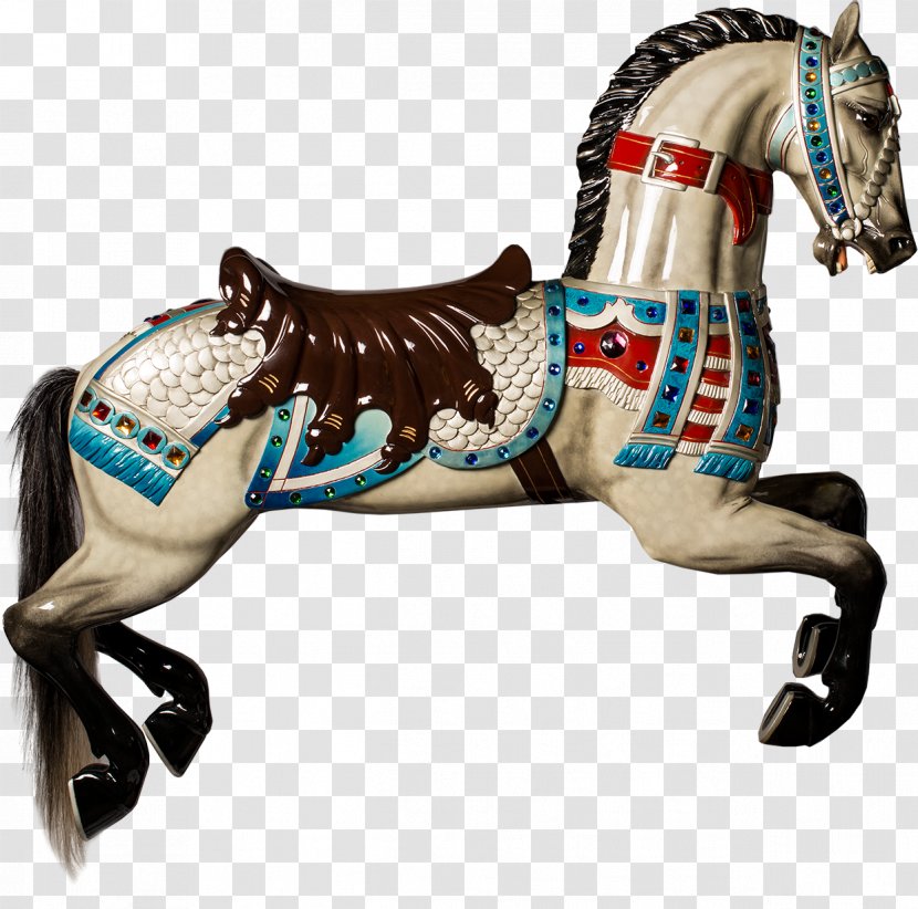 Mustang Stallion Horse Harnesses Tack Rein - Like Mammal - Carousel Vector Transparent PNG