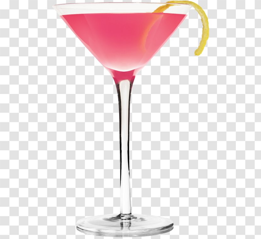Cosmopolitan Martini Cocktail Garnish Cointreau - Drink - Glass Transparent PNG