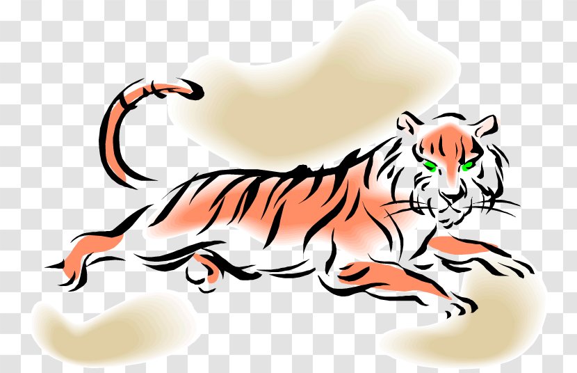 Sundarbans Bengal Tiger Felidae Habitat Clip Art - Cartoon - Cliparts Transparent PNG