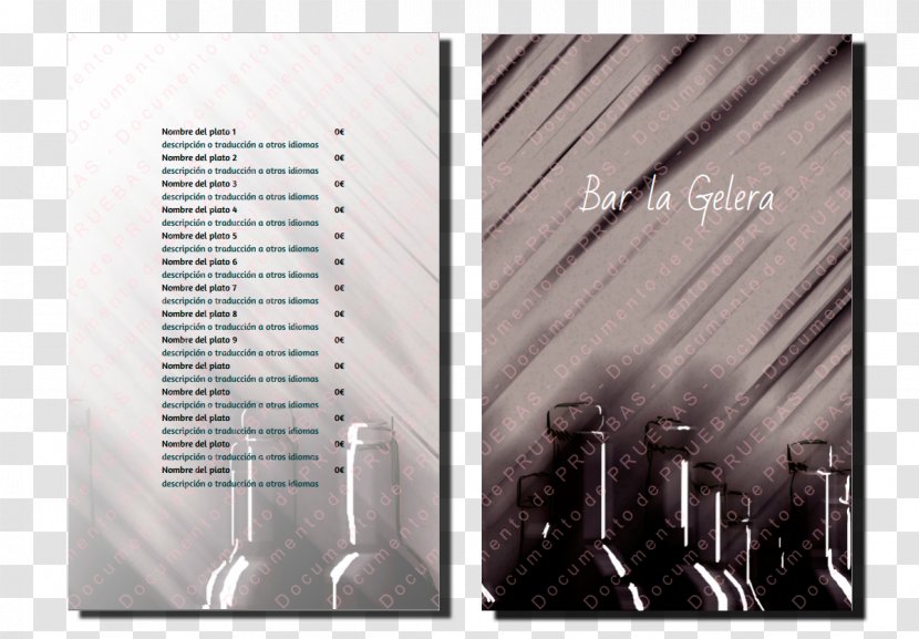 Bar Cocktail Menu Pub - Template - Design Transparent PNG