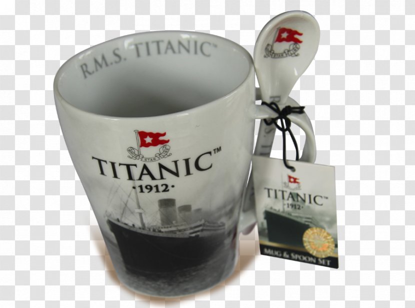Titanic Experience Cobh Belfast Mug RMS Glass - Pewter Transparent PNG
