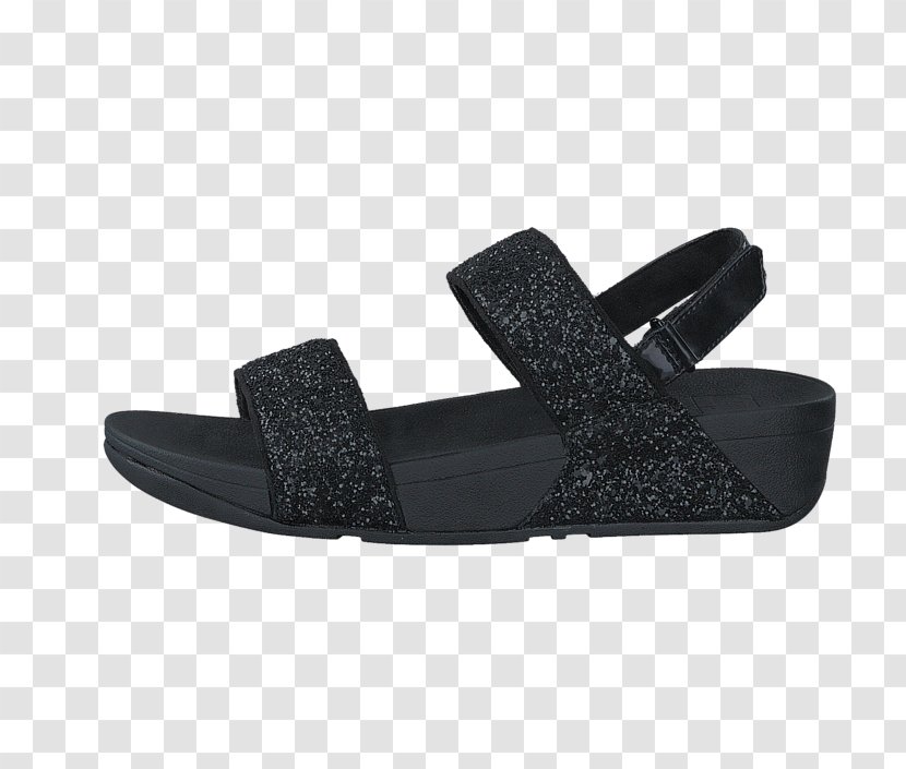Product Design Shoe Sandal Slide - Sparkly Black Flat Shoes For Women Transparent PNG