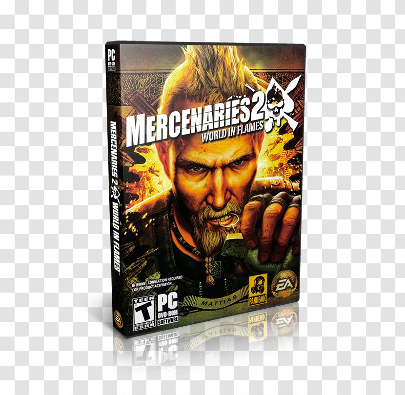 Mercenaries 2: World In Flames Mercenaries: Playground Of Destruction PlayStation 2 Monster Hunter: Xbox 360 - Video Game - Film Transparent PNG