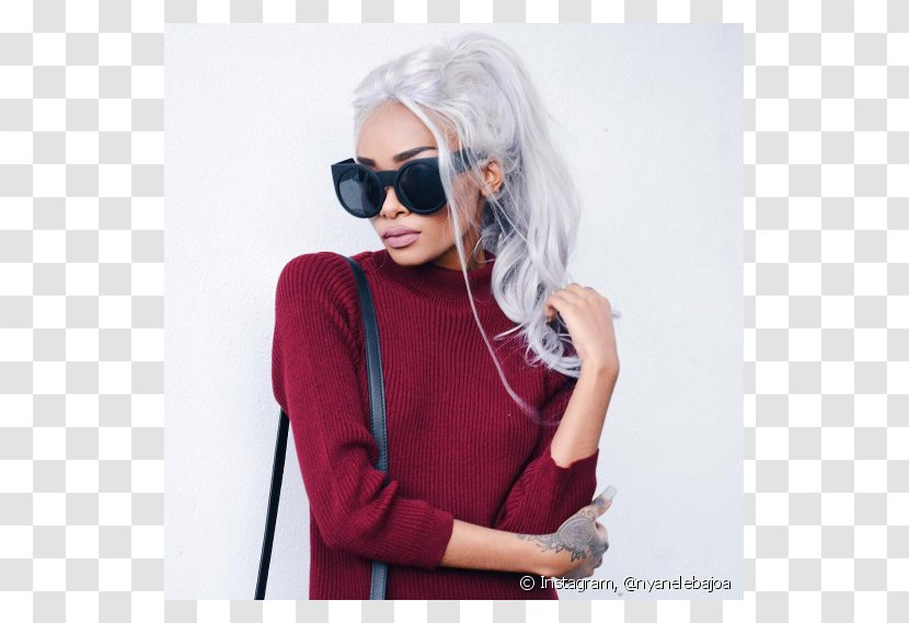Human Hair Color Grey Fashion - Frame Transparent PNG